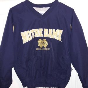 Collegiate Notre Dame boys jacket medium (10-12)